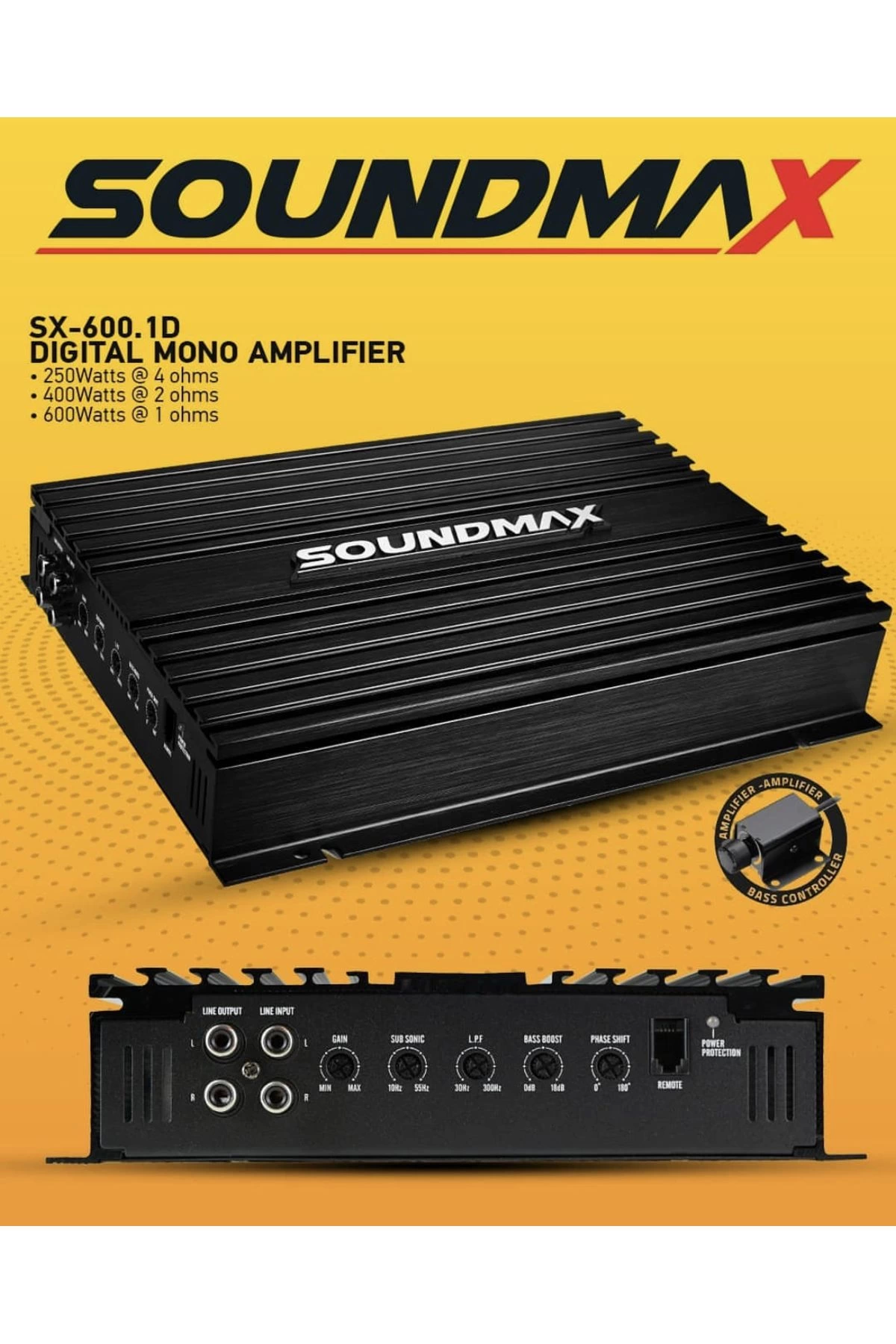 Soundmax Mono Amfi Soundmax Sx D Bass Anfisi Rms