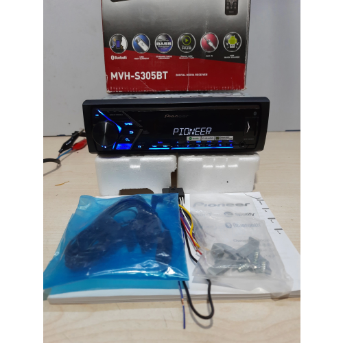 Pioneer Teyp Pioneer MVH S305BT Bluetooth Usb Aux ve Tek Amfi Çıkışlı