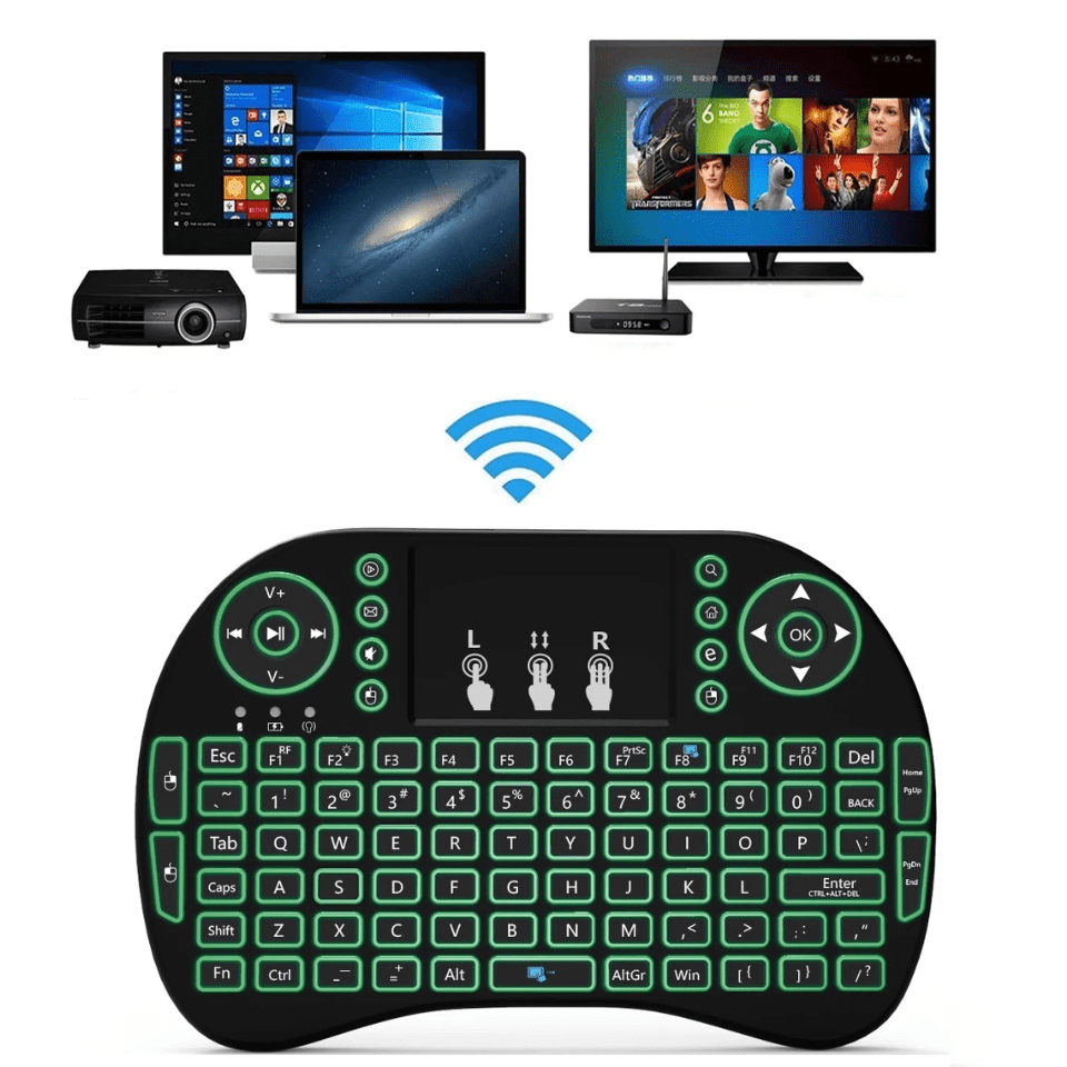 Kablosuz Smart Tv Box Dokunmatik Mini Klavye Mouse