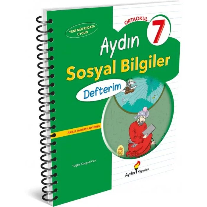 Ortaokul 7 Aydın Sosyal Bilgiler Defterim Kampanyalı Ürün Aydın