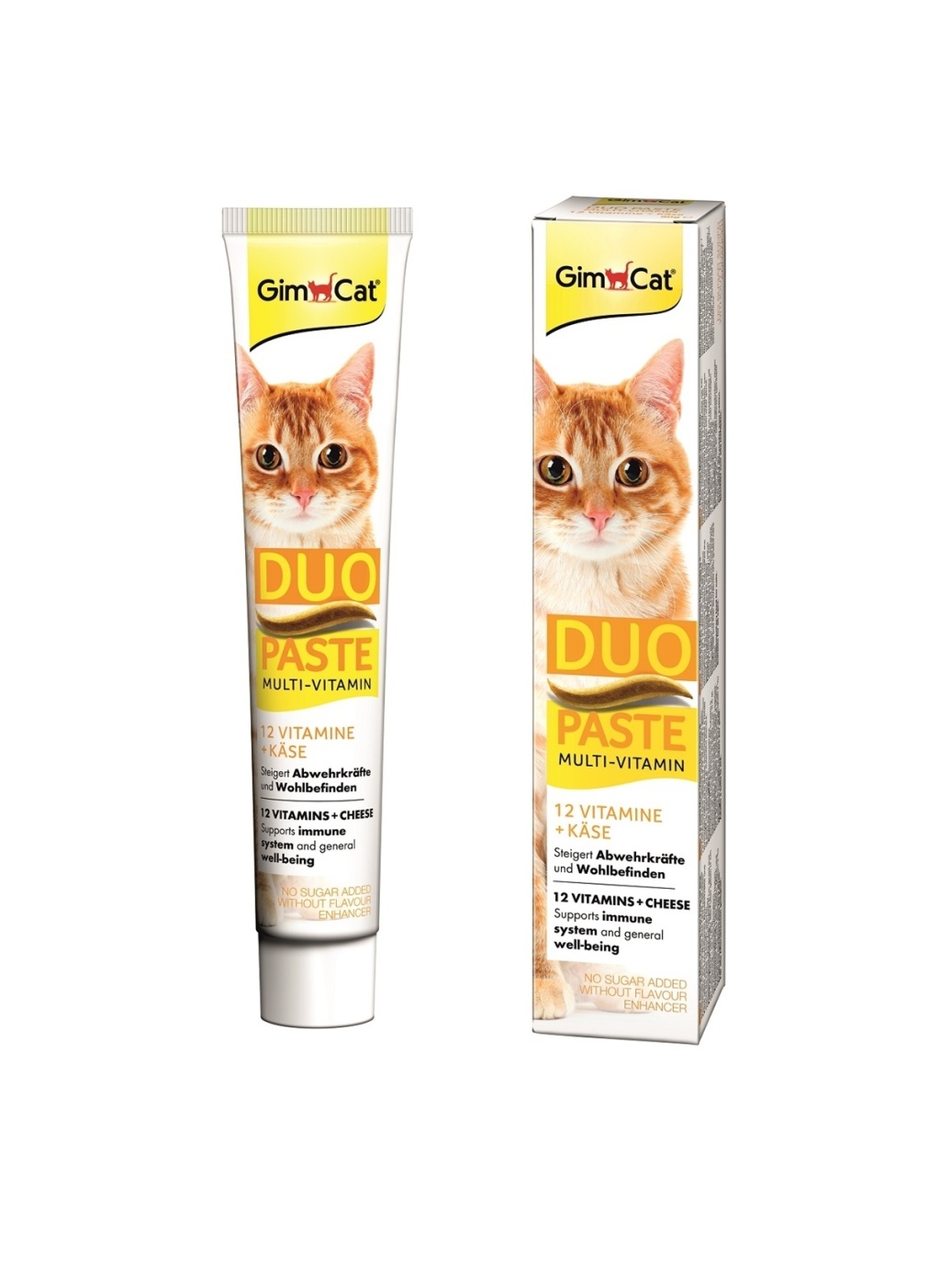 Gimcat Multivitamin Duo Paste Renksiz Vitaminli Peynirli Gr