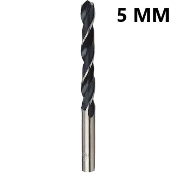 BAY TEC MATKAP UCU HSS SİYAH BEYAZ 5 MM 0970 10 LU