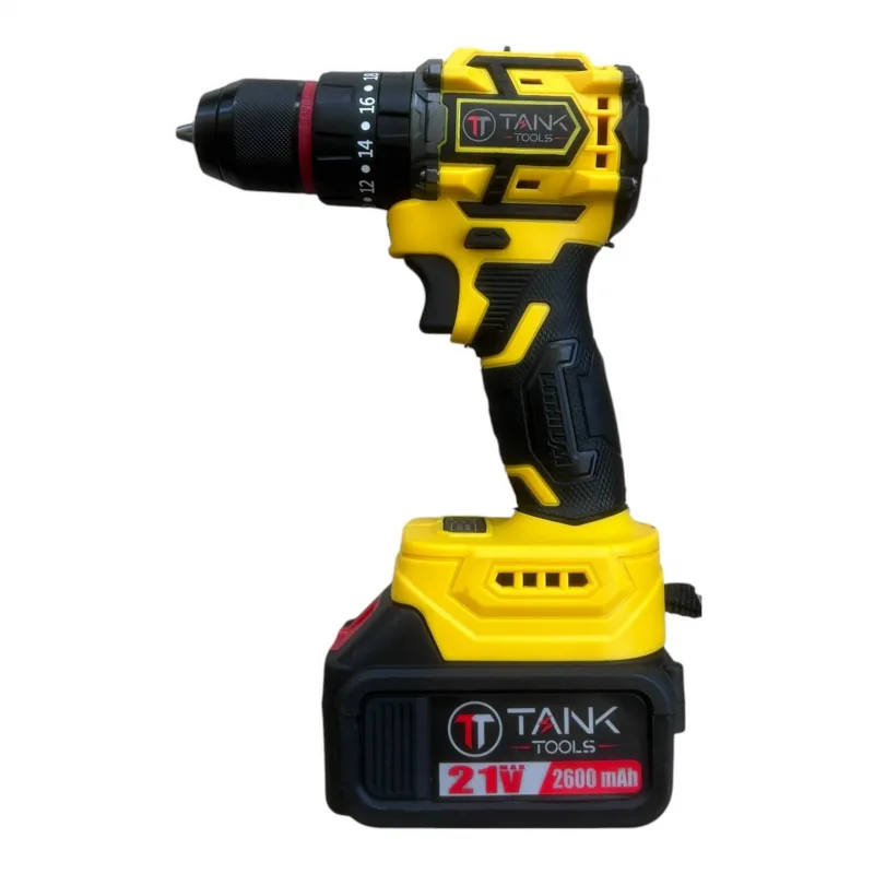 TANK TOOLS BL-24 DARBELİ AKÜLÜ MATKAP ( SARI )