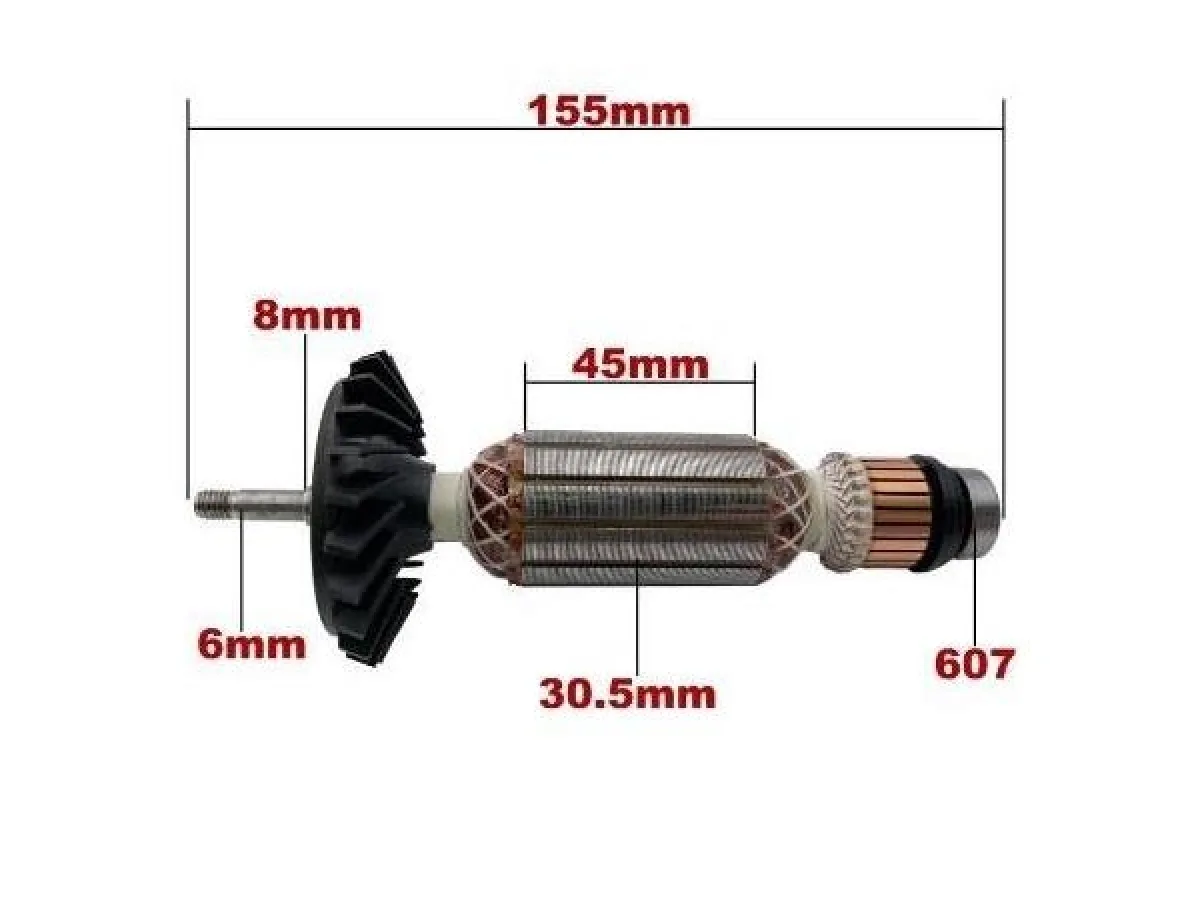 BOSCH TİPİ GWS 750 ENDÜVİ / ROTOR / ARMATÜR