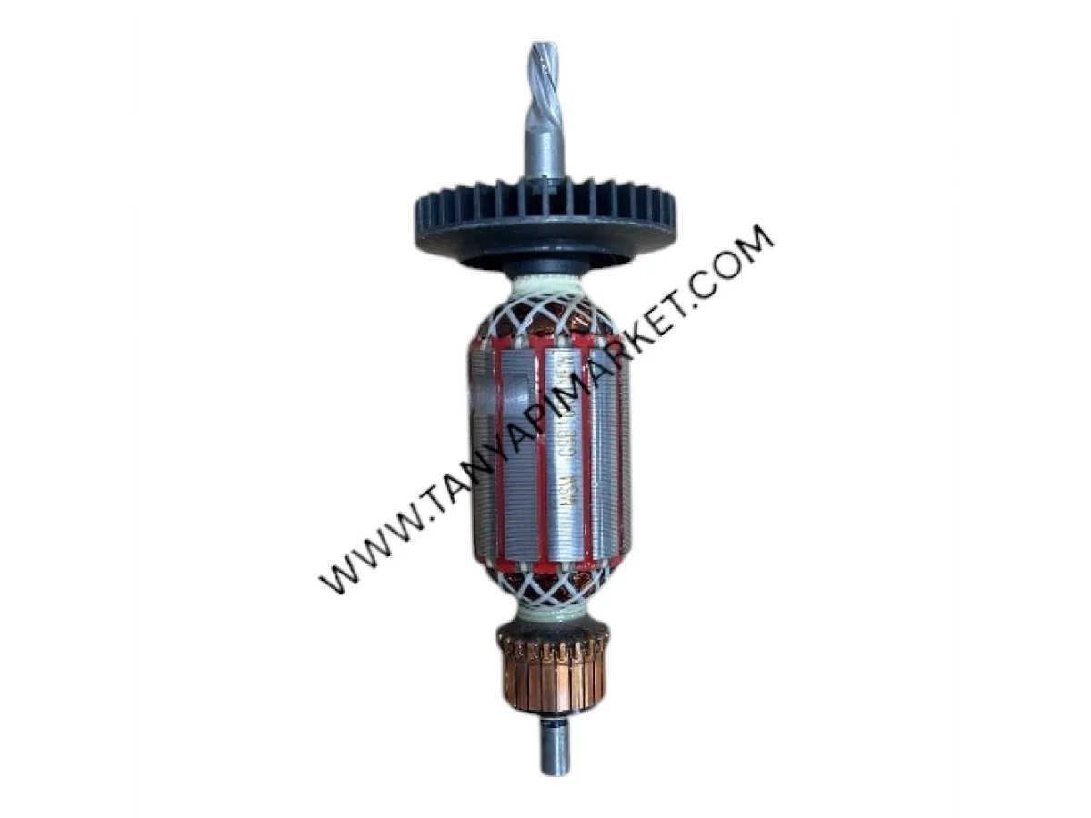 BOSCH TİPİ GSB 16 RE ENDÜVİ / ROTOR / ARMATÜR ( CW 4 DİŞ YENİ )