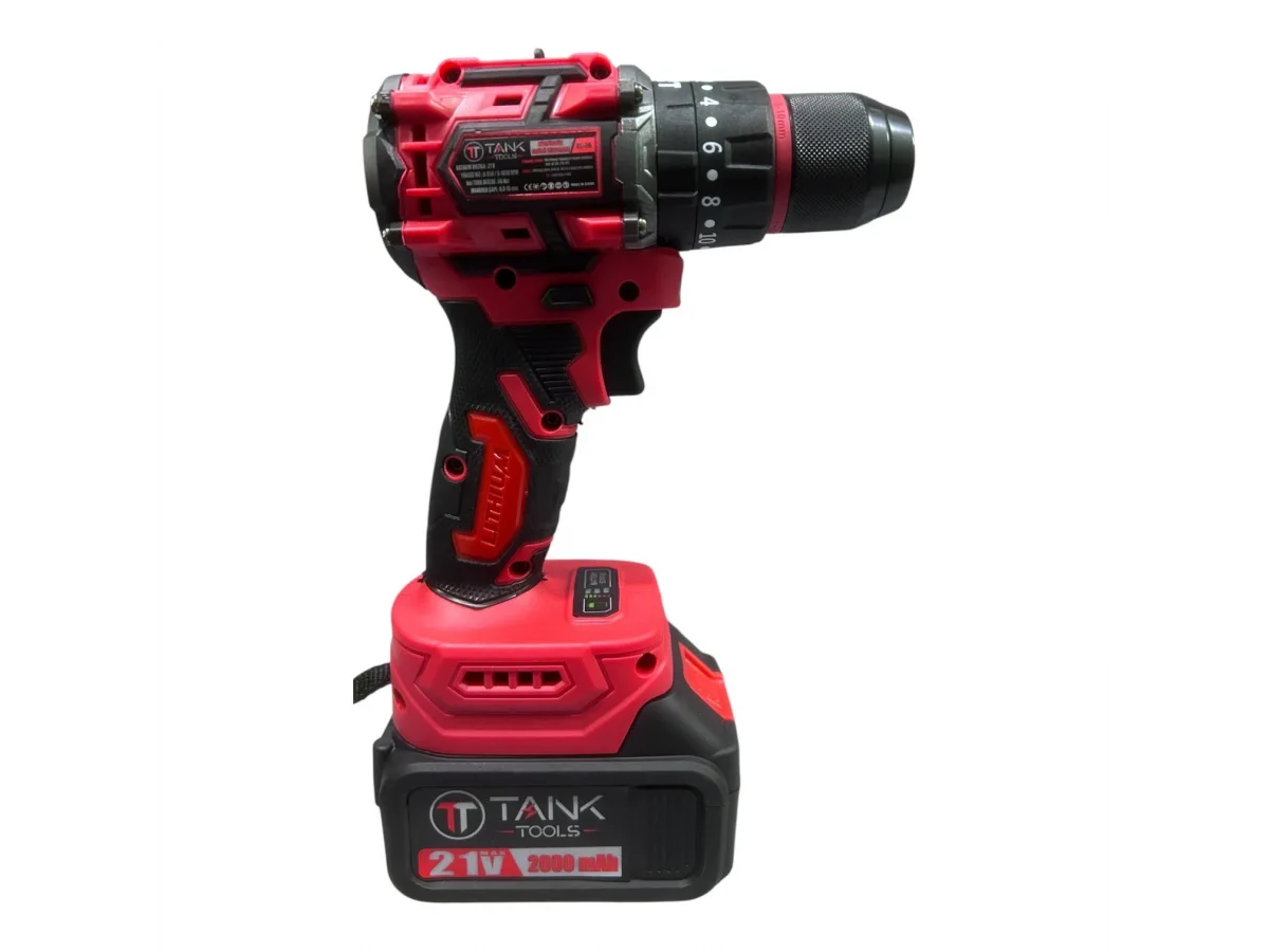 TANK TOOLS BL-24 DARBELİ AKÜLÜ MATKAP ( KIRMIZI )