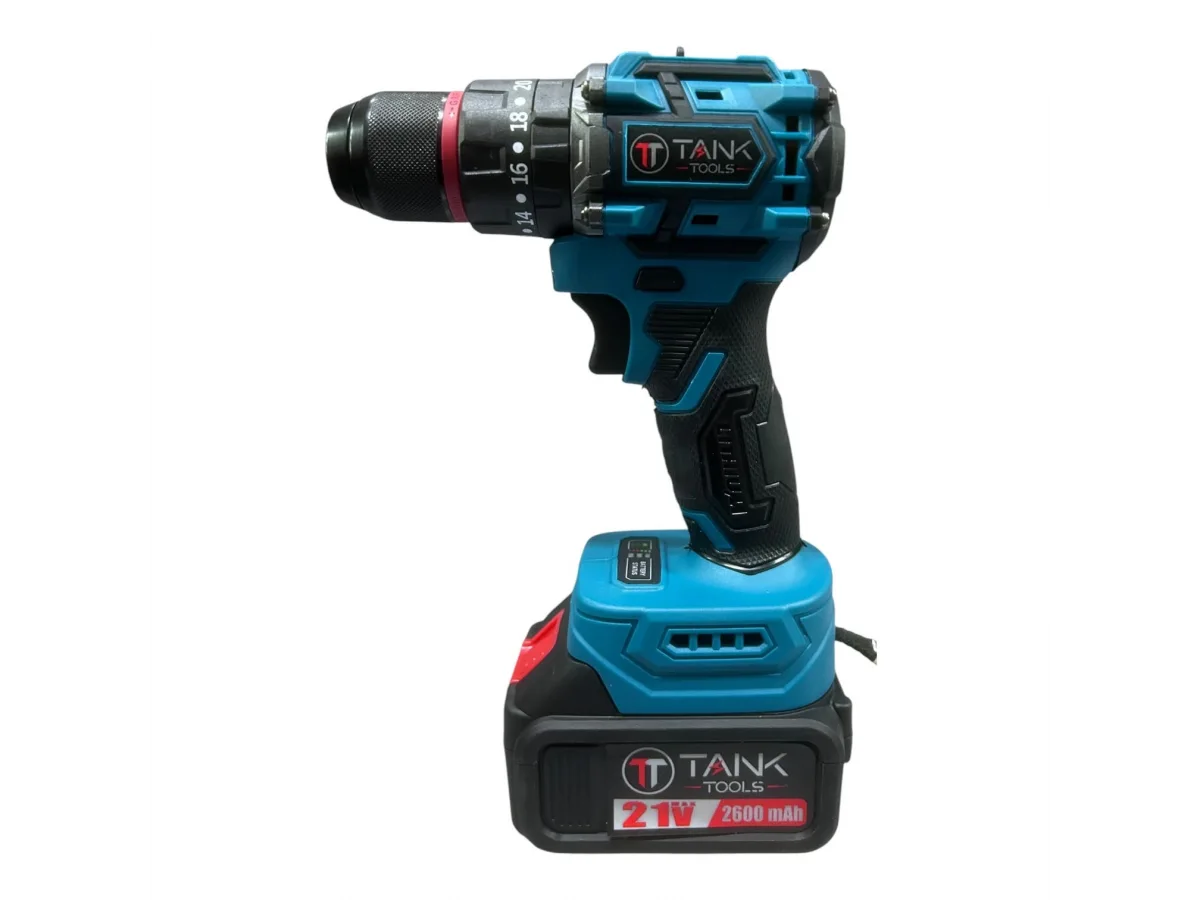 TANK TOOLS BL-24 DARBELİ AKÜLÜ MATKAP ( MAVİ )