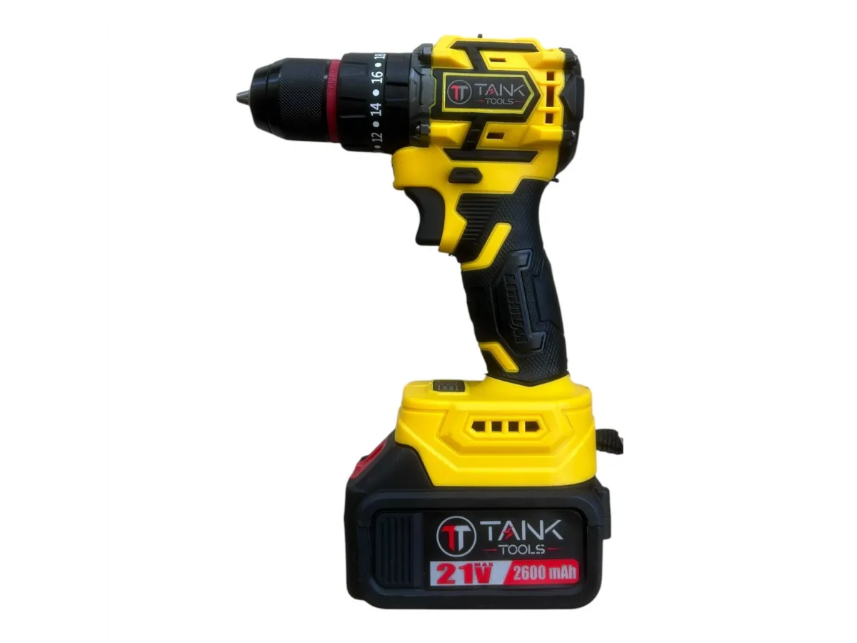 TANK TOOLS BL-24 DARBELİ AKÜLÜ MATKAP ( SARI )