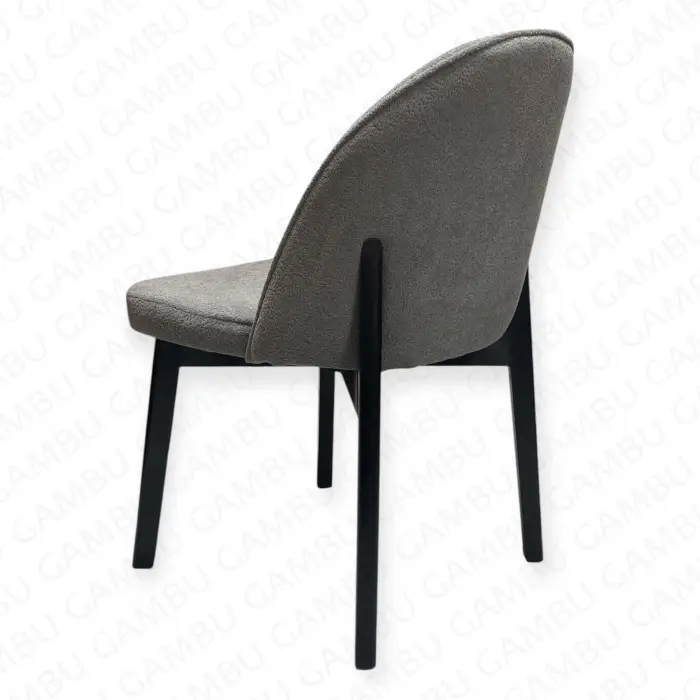 Mira Ahşap Sandalye - Siyah