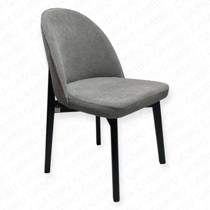 Mira Ahşap Sandalye - Siyah