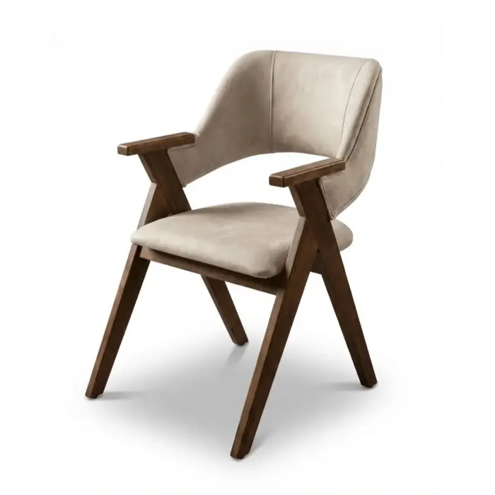 C Kontra Ahşap Sandalye - Ceviz