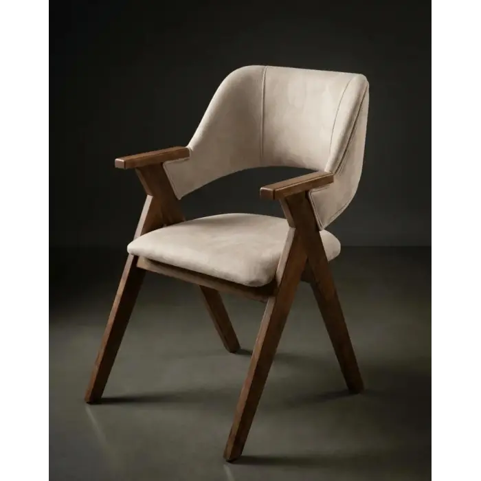 C Kontra Ahşap Sandalye - Ceviz