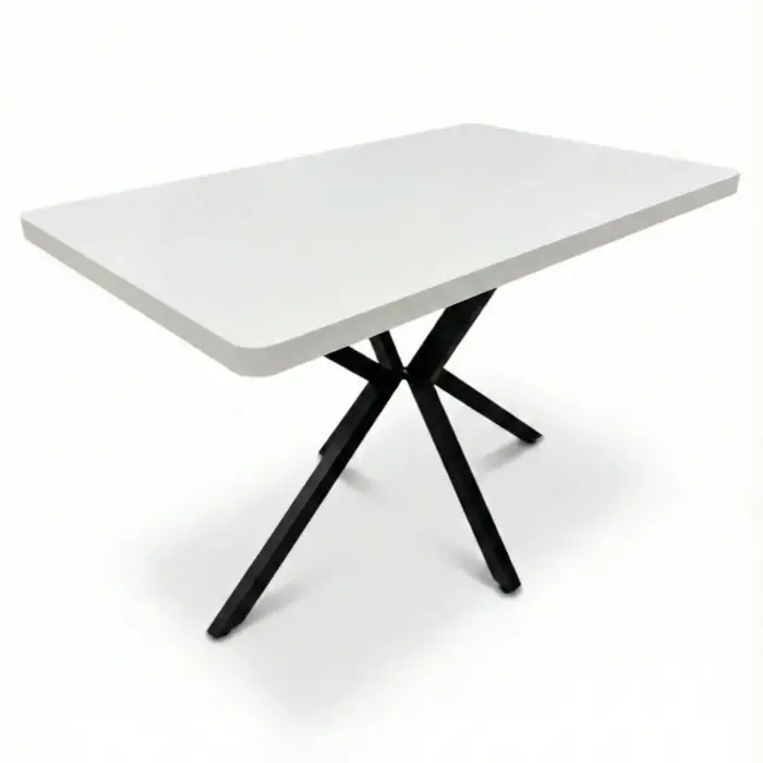 Dikdörtgen Ahtapot Masa - Düz Beyaz