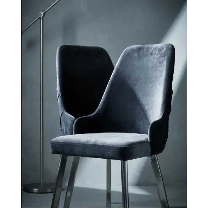 Erciyes Metal Sandalye - Gümüş