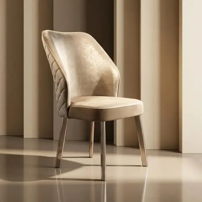 Eyfel Metal Sandalye - Gümüş