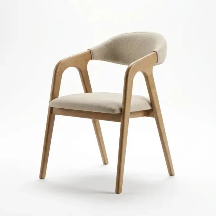 Hanzade Ahşap Sandalye - Naturel