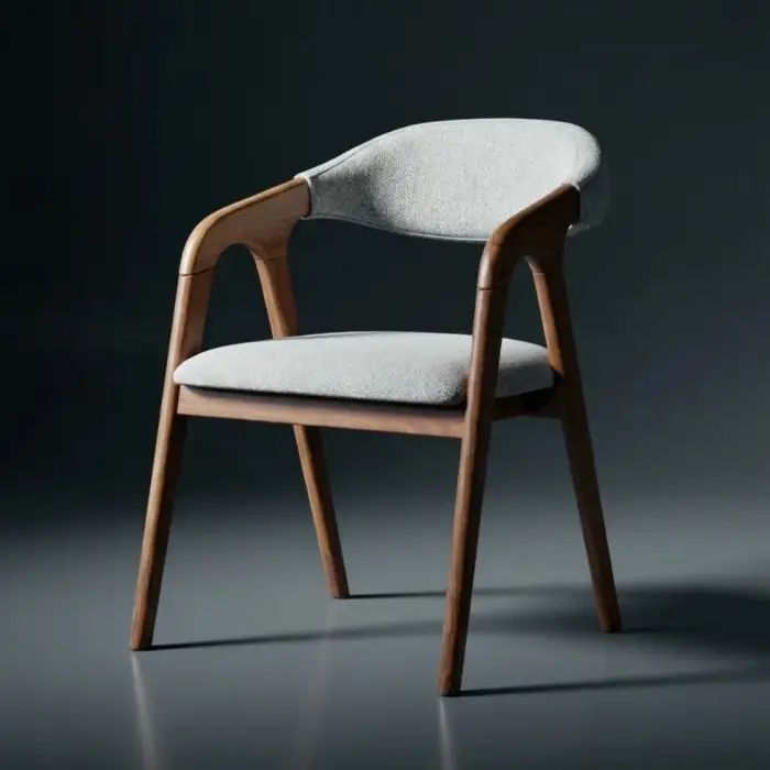 Hanzade Ahşap Sandalye - Naturel