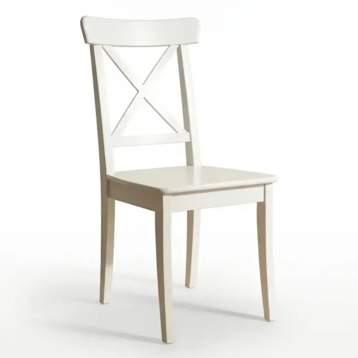 İkea Ahşap Sandalye - Beyaz