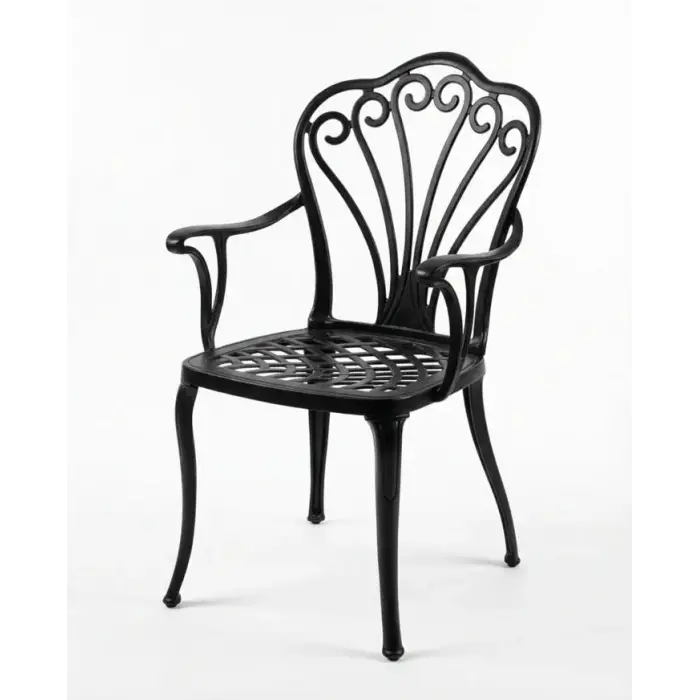 Döküm Siyah Sandalye