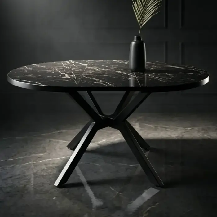 Loft Açılır Masa - Siyah Mermer