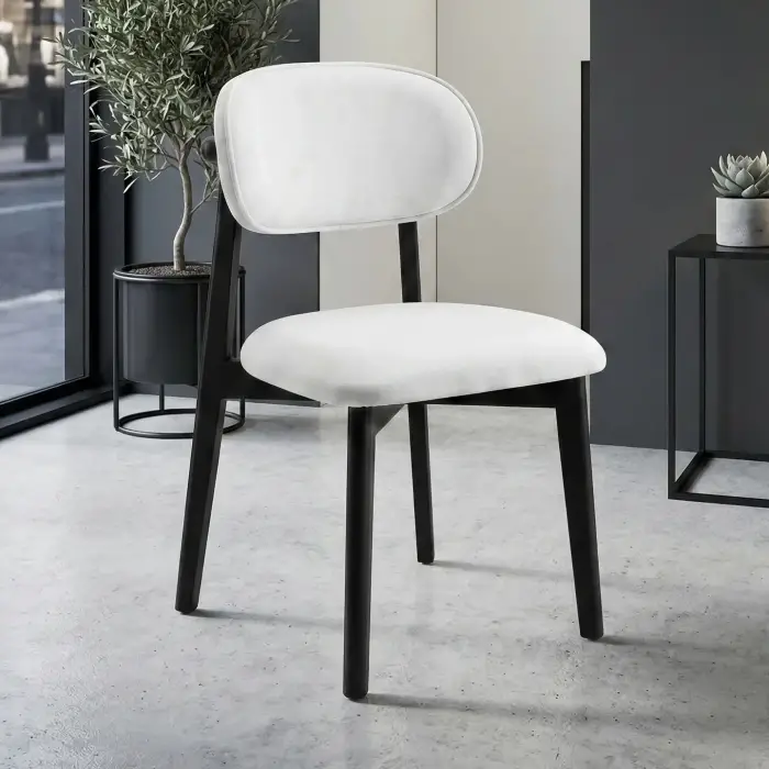 Norte Ahşap Sandalye - Siyah