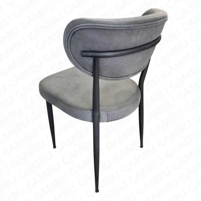 Arden Metal Sandalye - Siyah