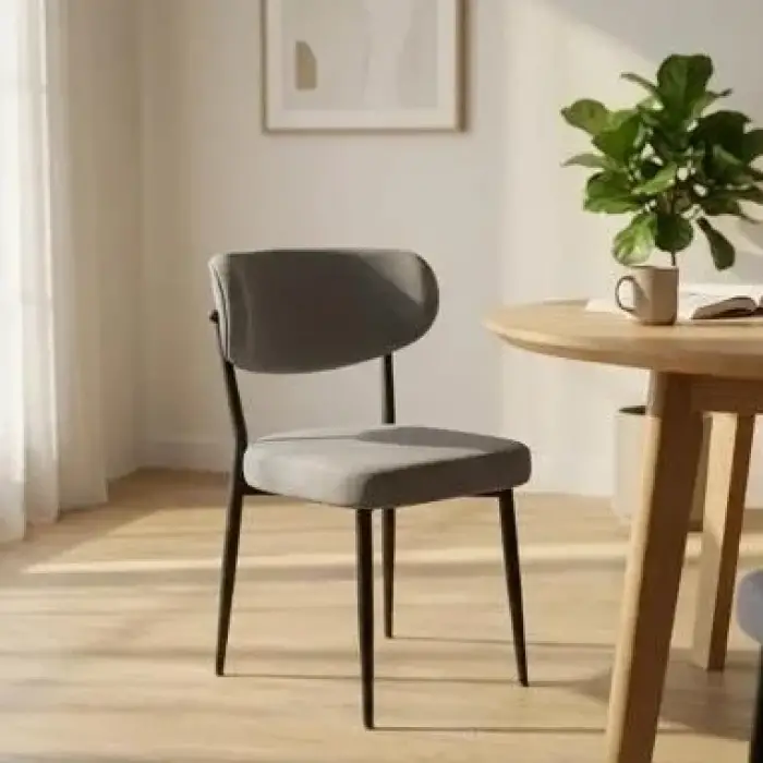 Arden Metal Sandalye - Siyah