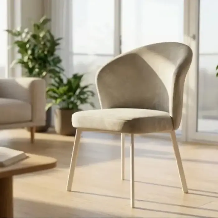 Asus Metal Sandalye - Beyaz