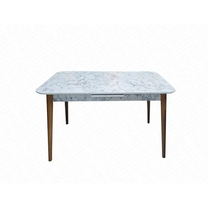 Kelebek Masa - Beyaz Mermer