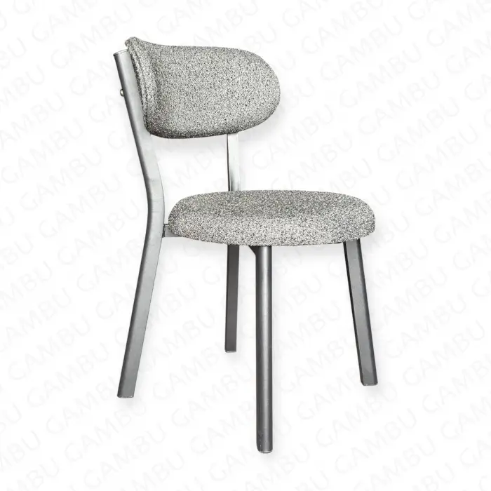 Defne Metal Sandalye - Siyah