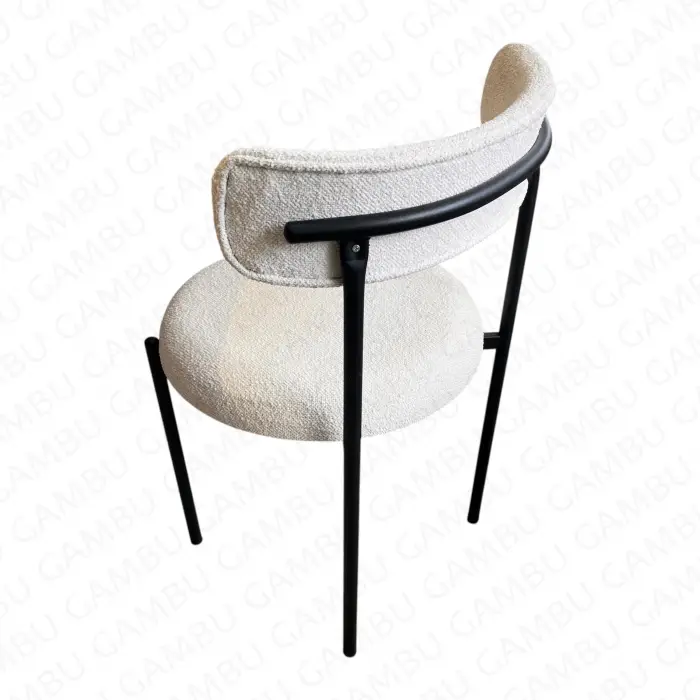 Elisa Metal Sandalye - Siyah