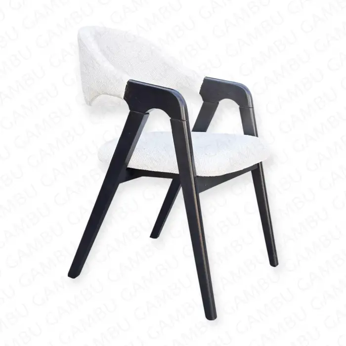 Hanzade Ahşap Sandalye - Siyah