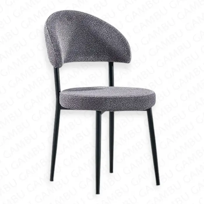 Hilal Metal Sandalye - Siyah