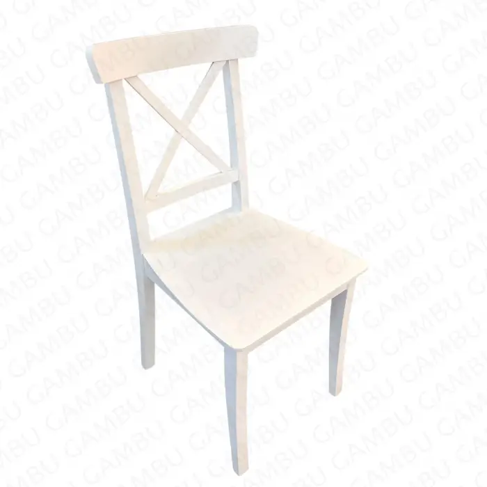 İkea Ahşap Sandalye - Beyaz