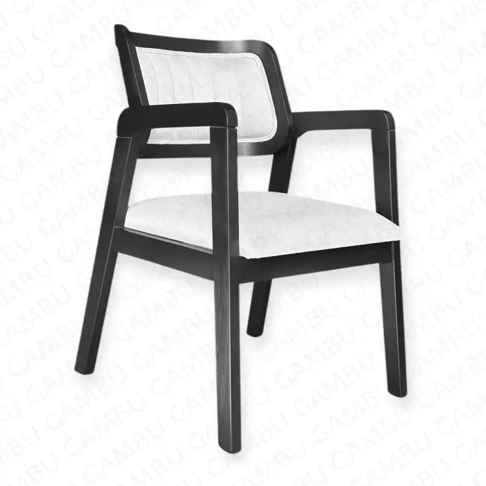 İstanbul Ahşap Sandalye - Siyah