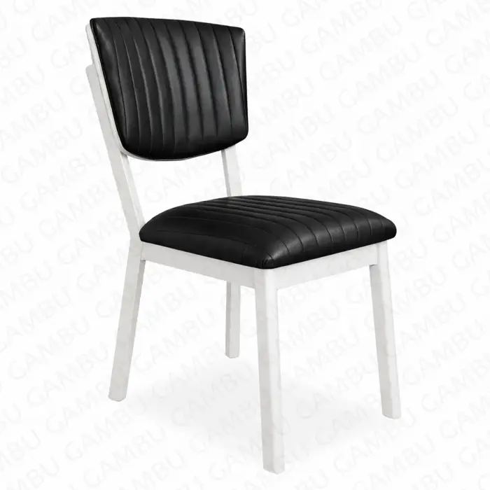 Kasalı Elma Sandalye - Beyaz Metal