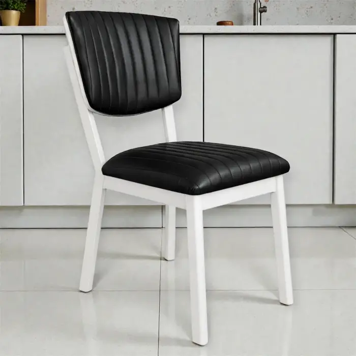 Kasalı Elma Sandalye - Beyaz Metal