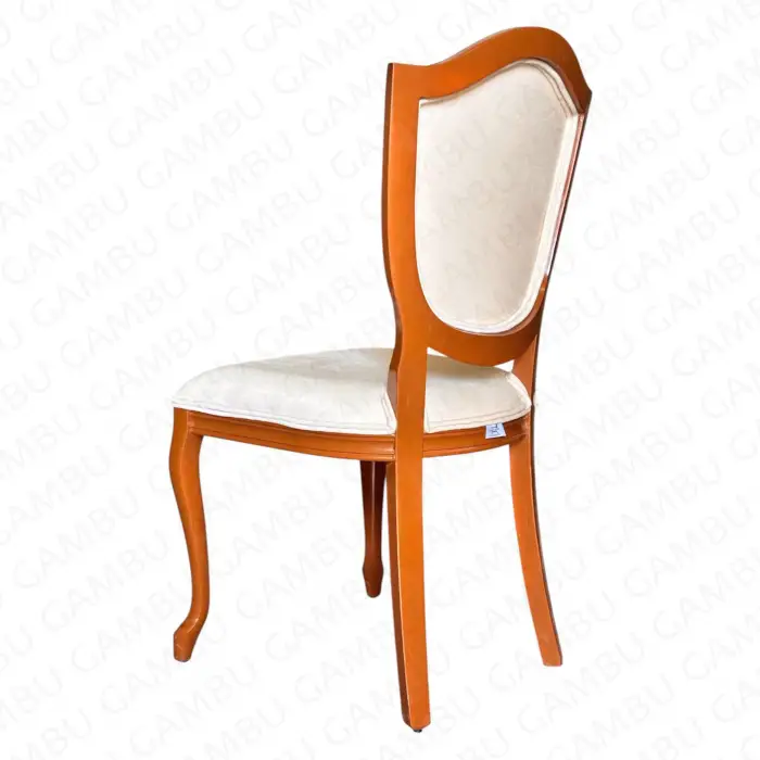 Kupa Döşemeli Ahşap Sandalye