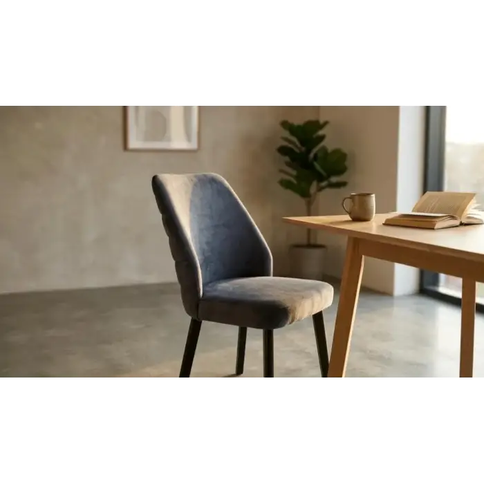 Lexus Metal Sandalye - Siyah