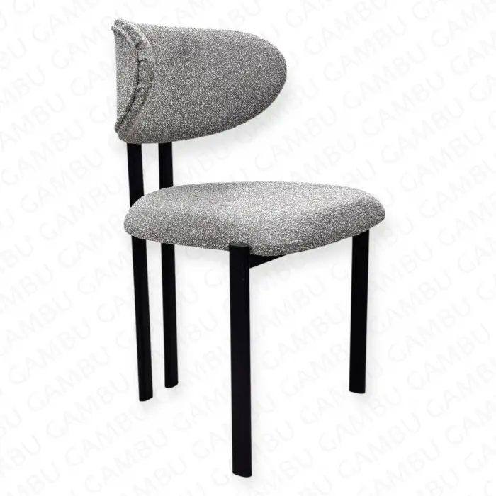 Lotus Metal Sandalye - Siyah