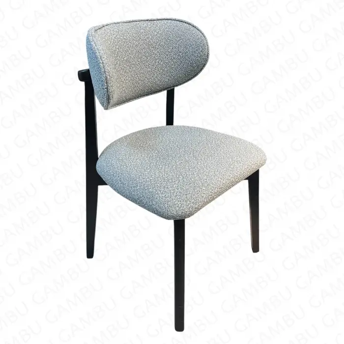 Norte Ahşap Sandalye - Siyah