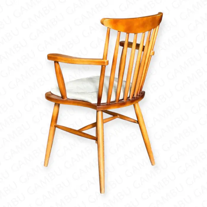 Royal Kollu Ahşap Sandalye - Ceviz