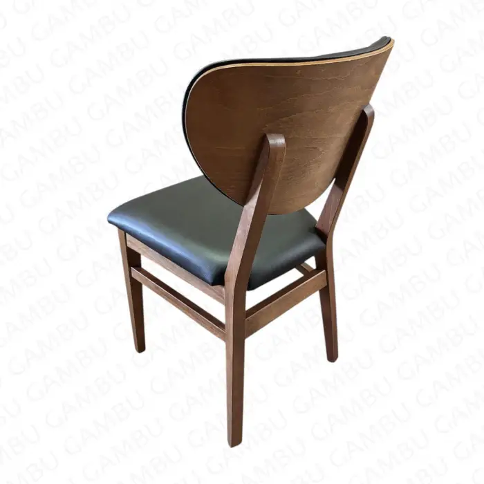 Elma Ahşap Sandalye - Ceviz