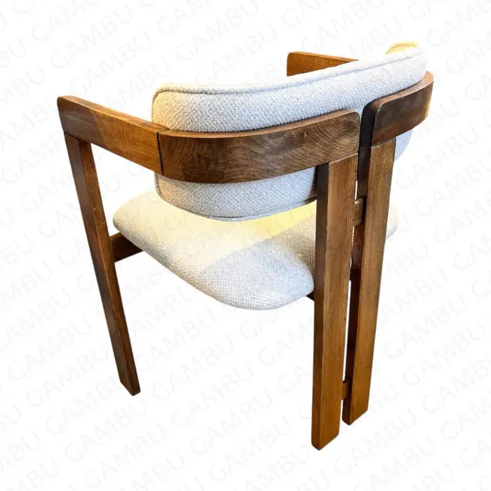 T Ahşap Sandalye - Ceviz