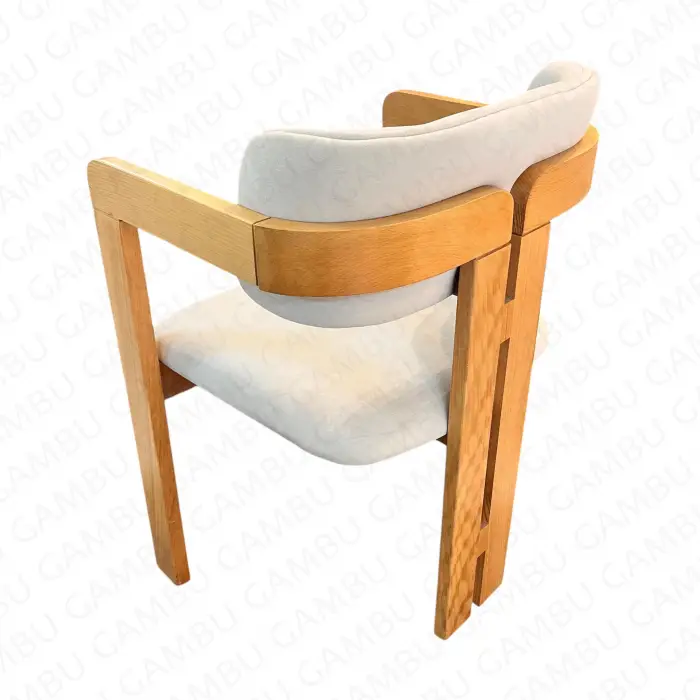 T Ahşap Sandalye - Naturel