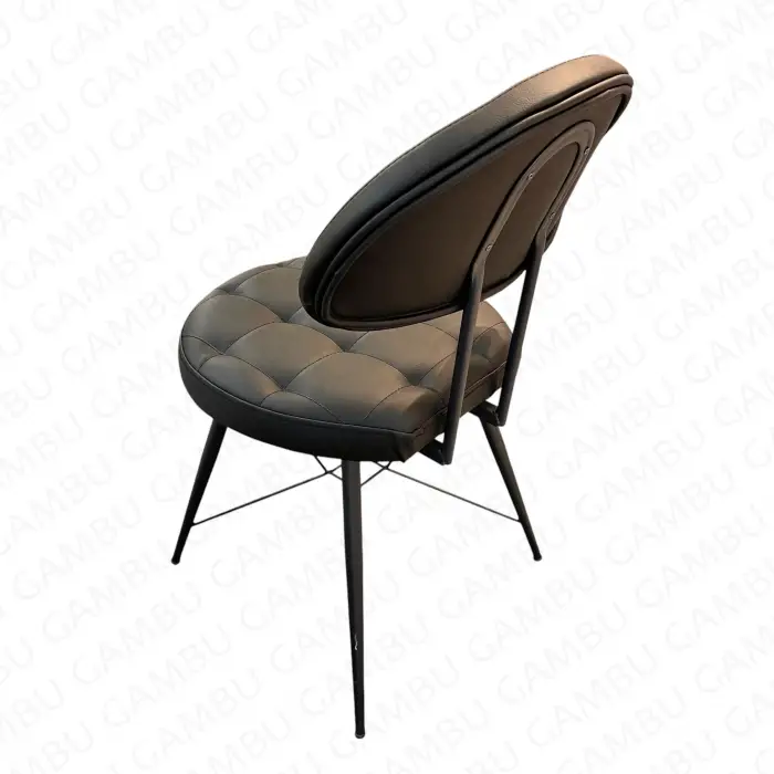 Vizyon Metal Sandalye - Siyah