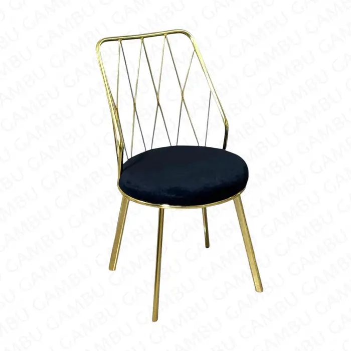 Yıldız Metal Sandalye - Gold