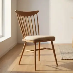 Royal Kolsuz Ahşap Sandalye - Naturel