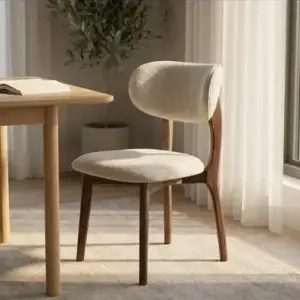 Nessi Ahşap Sandalye - Ceviz