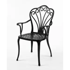 Döküm Siyah Sandalye